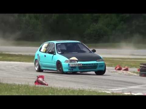Bieniek Wiktor - Honda Civic - SuperOES 6 Runda  Tor Kielce 18-06-2016