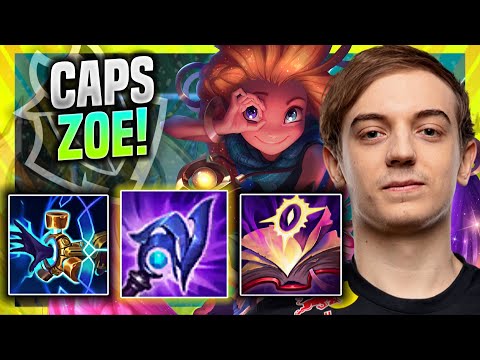 CAPS IS A BEAST WITH ZOE! - G2 Caps Plays Zoe MID vs Karma! | Season 11
