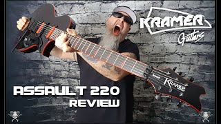 Video thumbnail for KRAMER ASSAULT 220 REVIEW  #kramer #keepingtheshredalive by Steve Ricardo