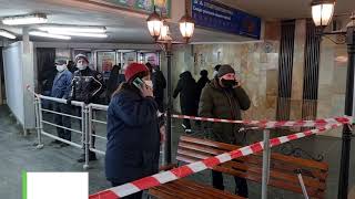 На станції метро «Майдан Конституції» обвалилася стеля