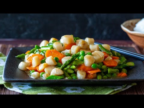 15-Minute Asian Bay Scallops Stir Fry: Quick & Delicious!