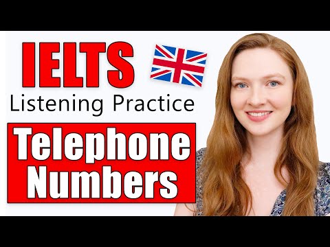 Listening Practice (IELTS) | Telephone Numbers (Telephone English)