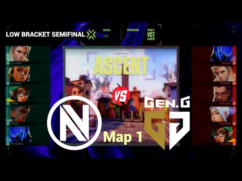 ENVY vs GENG Map1 - LOW BRACKET Semifinal Day 6 Regional Masters NA