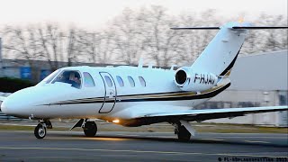 preview picture of video 'Beautiful Cessna 525 CitationJet departing Albi-Le Séquestre [LBI/LFCI]'