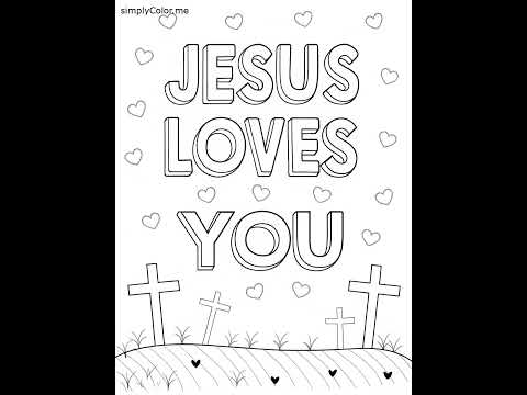 Coloring Pages For Jesus