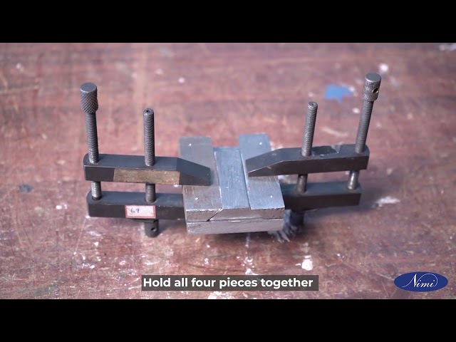 Dovetail and dowel pin assembly 