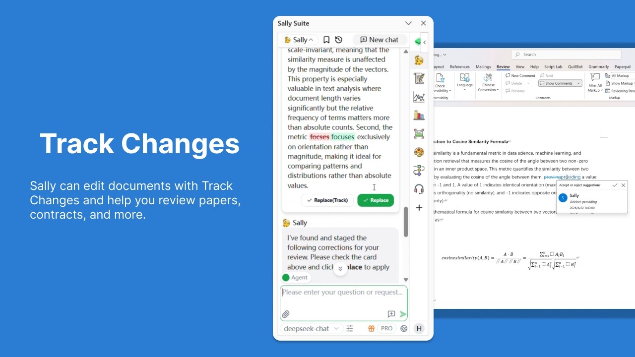 Edit with Track Changes