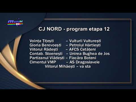 Jurnal MUSCEL TV 26.11.2021 Sport - Fotbal- CJ Nord, programul etapei 12