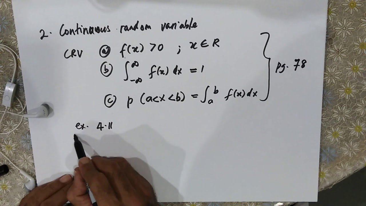 CHAPTER 4 CONTINUOUS PROBABILITY FUNCTION PART 1