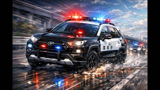 トヨタ、RAV4 Adventure（5代目）の想像パトカー　ChatGPTとDomoAIで生成