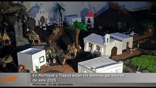 En Mu&ntilde;ique y Tiagua est&aacute;n los Belenes ganadores de este 2025
