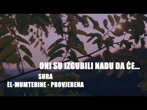 Sura 60. El-Mumtehine - Provjerena (Bosanski)┇ᴴᴰ┇Mishary Rashid Alafasy