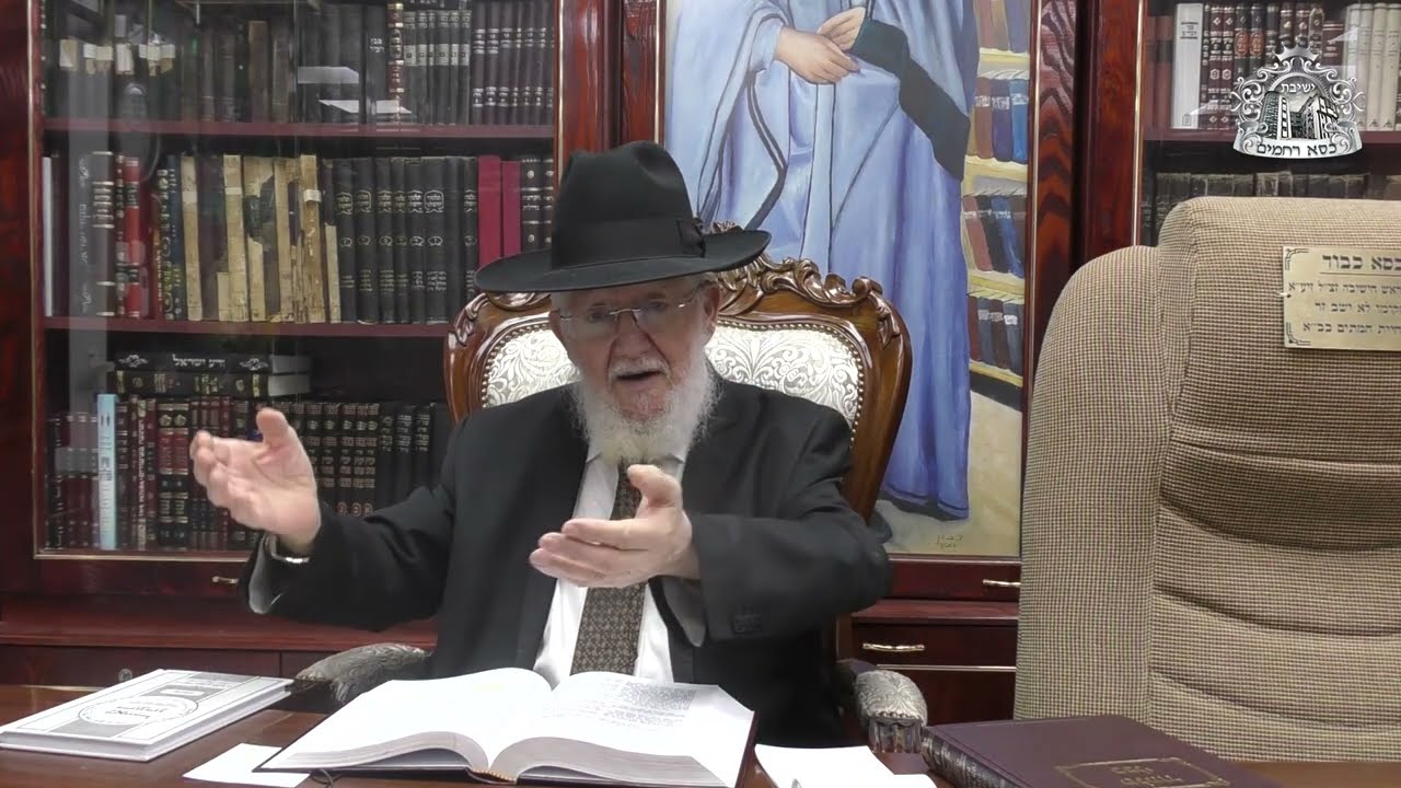השידור השבועי מראש הישיבה מורנו הרב צמח מאזוז לפרשת ראה