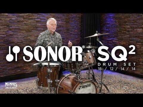 Sonor SQ2 Series Beech Drum Set 18/12/14/14 - Rosewood Semi Gloss (1010548-2)