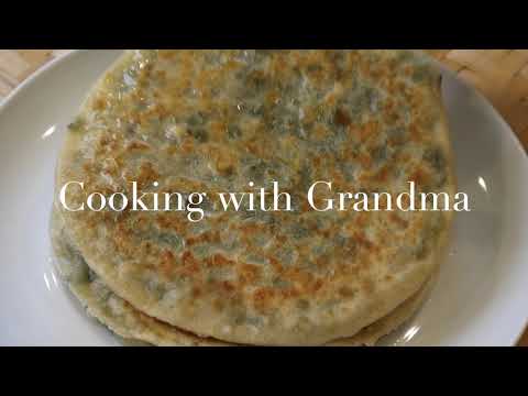 Easy Chives Egg Pancake | Cooking with Gandma