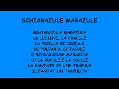 Schiarazule marazule