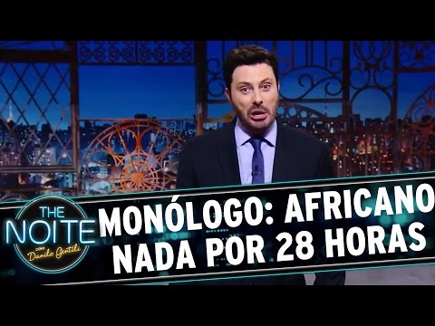 The Noite (09/06/16) - Monólogo: Sul-africano nada por 28 horas seguidas