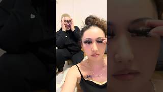 友達が私のツケマをつけてみた👀🤣 #lashes #ツケマ