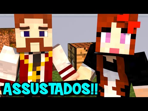 Minecraft: GUERRA HARDCORE EM DUPLA! #1 - ASSUSTADOS!! (c/ Miss)