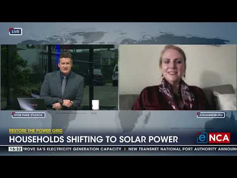 Restore the power grid Households shifting to solar power