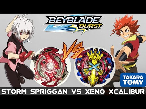 Storm Spriggan vs Xeno Xcalibur 🔥| Beyblade Battle | Beyblade Burst 🌀 | Genkai