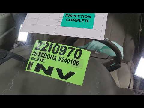 FOR SALE - 22I0970 - 2008 KIA SEDONA - 3.8L ENGINE