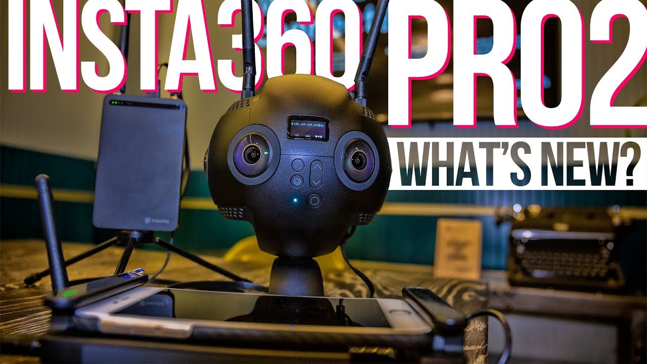 Insta360 Pro 2 - 8K 3D 360° Professional VR Camera w/ 9-axis built in Stabilization & HDR Video