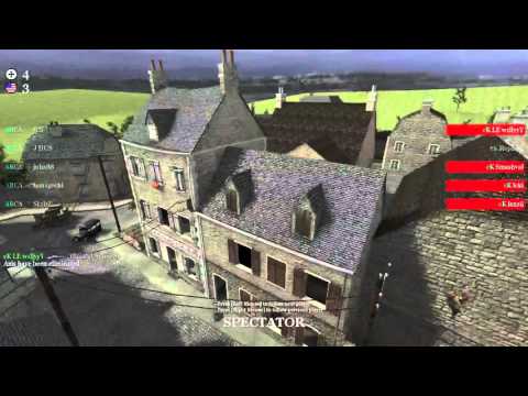 cereal killers vs ARCANE - Call of duty 2 - carentan - Part 3