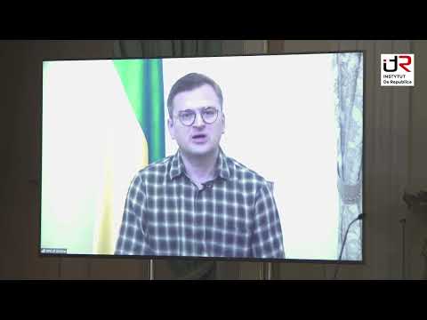 Minister Spraw Zagranicznych Ukrainy Dmytro Kułeby | wystąpienie