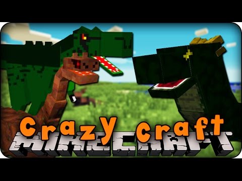 Minecraft Mods - CRAZY CRAFT 2.0 - Ep # 83 'TREX HUNTERS' (Superhero Mod)