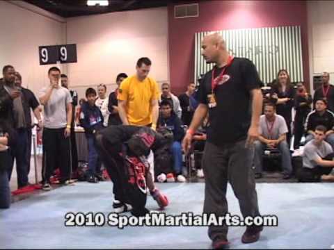 Willie Hicks v Alex Lane - Men's team sparring - 2010 Compete Nationals