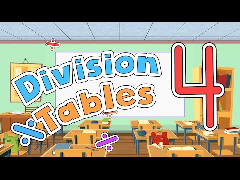 Division Tables | 4 | Jack Hartmann