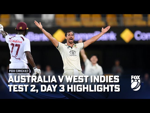 Australia v West Indies – Second Test, Day 3 Highlights I 27/01/24 I Fox Cricket