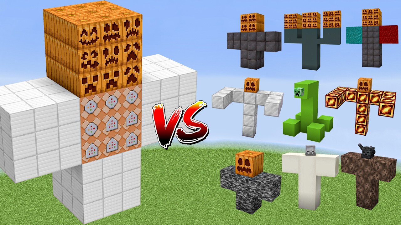ALPHA MUTANT IRON GOLEM vs All Minecraft Bosses - Minecraft Mob Battle