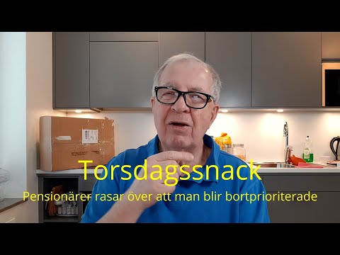 2021-02-25 TORSDAGSSNACK - Pensionärer rasar över att man blir bortprioriterade