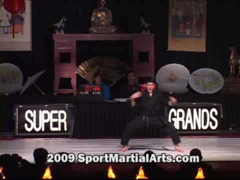Diego Marroquin - 11 & under kenpo form (N-24) - 2009 NBL Supergrands finals