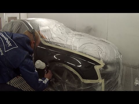 How to Paint Black Base Coat, Clear Coat