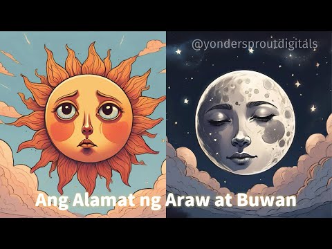 [Filipino Alamat] Ang Alamat ng Araw at Buwan | Kwentong Pambata | Kids Animation