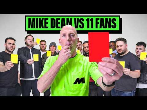 Mike Dean vs 11 Premier League Fans | Boxed In