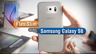 Slimmest Case for the Samsung Galaxy S6 - Orzly FlexiSlim
