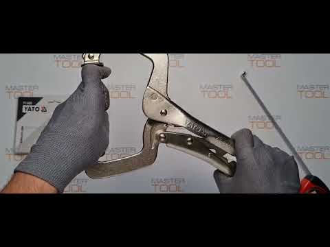 Затискні кліщі YATO тип С, глибокий захват, l=280мм [6/24]