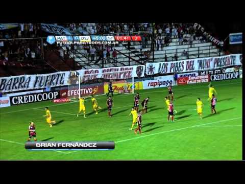 Gol de Brian Fernández. Patronato 1 Defensa 1. Fecha 22. Torneo Primera B Nacional.FPT
