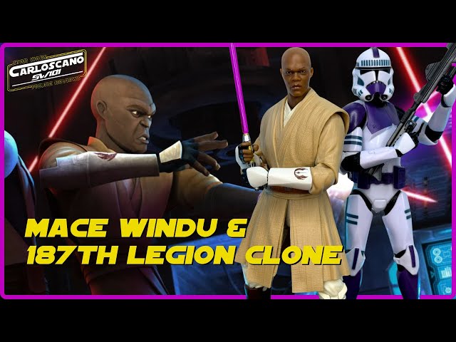 Vídeo relacionado con STAR WARS The Black Series Mace Windu y 187th Legion Clone Trooper figura de acción a escala de 6 pulgadas, juego de clones de la república (G0212)