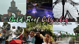 Vlog | Gold Reef City Theme Park + family + rides + Johannesburg + food + casino