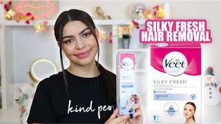 Veet Silky Fresh Hair Removal Cream - NEW formula , no more smell - Super easy to use