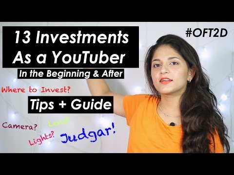 13 Tips + Guide as YouTuber in Beginning & Where to Invest? #OFT2D Video