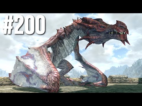 Skyrim Legendary (Max) Difficulty Part 200 - How To Trap Your Dragon