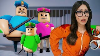 I ESCAPED Police Family PRISON RUN (Roblox)