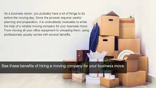 Benefits of Hiring the removalists Company For Your Business Move | Moving Company Melbourne.