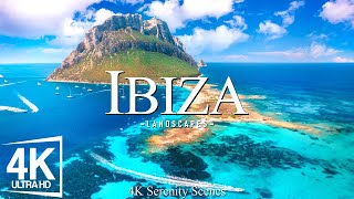 Flying Over Ibiza 4K - Explore the Stunning Beaches of the Mediterranean Gem | 4K VIDEO HD